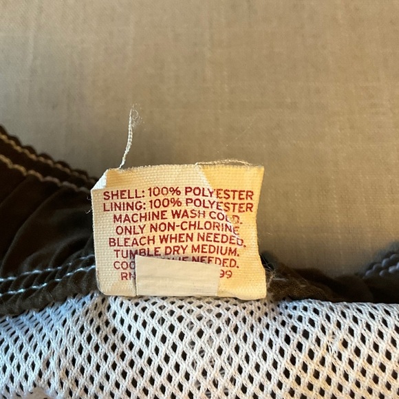 Merona Brown Swim Trunks - Picture 4 of 4